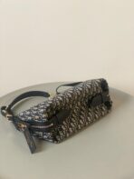 LARGE D-JOURNEY SHOULDER BAG 33 IN BLACK MONOGRAM OBLIQUE JACQUARD - Image 8