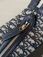 LARGE D-JOURNEY SHOULDER BAG 33 IN BLACK MONOGRAM OBLIQUE JACQUARD - Image 9