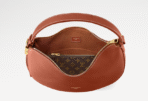LOW KEY COOKIE MM 32 IN COGNAC BROWN CALFSKIN GOLD HARDWARE - Image 5