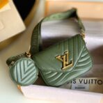 MULTI-POCHETTE KHAKI CALKSKIN 19CM CROSS BODY BAG - Image 2