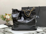 CC HOBO BAG 22 BLACK LAMBSKIN GOLD HARDWARE - Image 7