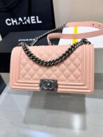 BOY BAG MEDIUM 25 PINK CAVIAR RUTHENIUM HARDWARE - Image 8