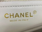 CC TRENDY 20CM WHITE LAMBSKIN GOLD HARDWARE - Image 10