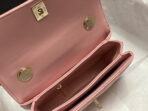 CC TRENDY 20CM PINK LAMBSKIN GOLD HARDWARE - Image 8