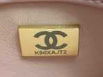CC TRENDY 20CM PINK LAMBSKIN GOLD HARDWARE - Image 10