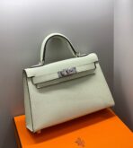 HM KELLY MINI 20 SEAFOAM  SILVER HARDWARE