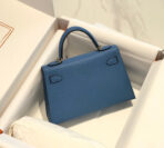 HM KELLY MINI 20 BLUE GOLD HARDWARE - Image 3