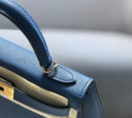 HM KELLY MINI 20 BLUE GOLD HARDWARE - Image 7