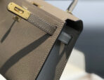 HM KELLY MINI 20 LIGHT GREY  GOLD HARDWARE - Image 6