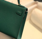 HM KELLY MINI 20 GREEN  GOLD HARDWARE - Image 5