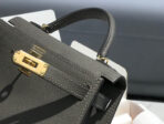 HM KELLY MINI 20 DARK GREY  GOLD HARDWARE - Image 6