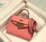 HM KELLY MINI 20 PINK  GOLD HARDWARE - Image 2