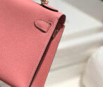 HM KELLY MINI 20 PINK  GOLD HARDWARE - Image 6