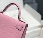 HM KELLY MINI 20 LIGHT PINK  GOLD HARDWARE - Image 4