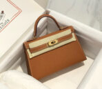 HM KELLY MINI 20 GOLDEN BROWN  GOLD HARDWARE - Image 2