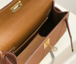 HM KELLY MINI 20 GOLDEN BROWN  GOLD HARDWARE - Image 5