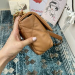 CC MEDIUM 26 FLAP BAG IN PEANUT LAMBSKIN - Image 5