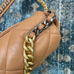CC MEDIUM 26 FLAP BAG IN PEANUT LAMBSKIN - Image 8