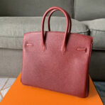 HM BIRKIN 30CM JAM  SILVER HARDWARE - Image 5