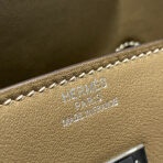 HM SHOULDER BIRKIN 29CM GRAY  SILVER HARDWARE - Image 6