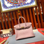 HM BIRKIN 30CM LIGHT PINK   GOLD HARDWARE