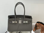 HM SHOULDER BIRKIN 29CM IRON GRAY  SILVER HARDWARE - Image 3