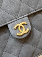 CC 25 HANDBAG IN GRAY 40 SUEDE  GOLD HARDWARE - Image 10