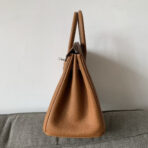 HM BIRKIN 35CM BAG BROWN  SILVER HARDWARE - Image 3