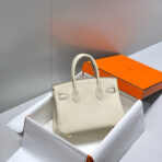 HM BIRKIN 20CM BAG MILKY WHITE   GOLD HARDWARE - Image 3