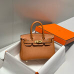 HM BIRKIN 20CM BAG BROWN   GOLD HARDWARE - Image 3