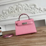 HM KELLY MINI 19 LIGHT PINK  SILVER HARDWARE