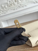 HM KELLY MINI 19 WHITE  GOLD HARDWARE - Image 8