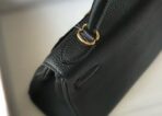HM KELLY BAG 28 IN BLACK   GOLD HARDWARE - Image 5