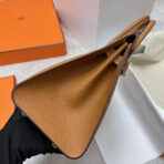 HM BIRKIN 25CM GOLD   SILVER HARDWARE - Image 6