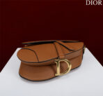 SADDLE BAG 25 WITH STRAP GOLD GRAINED  GHW - Image 5