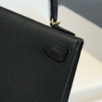 HM KELLY MINI 19 BLACK   GOLD HARDWARE - Image 5