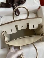 HM BIRKIN 25CM CREAM   GOLD HARDWARE - Image 7