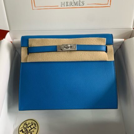 KELLY DANSE 22 EVERCOLOR BLUE IN  GOLD HARDWARE