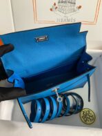 KELLY DANSE 22 EVERCOLOR BLUE IN  GOLD HARDWARE - Image 9