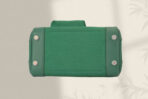 BIRKIN CARGO 25CM GREEN CANVAS AND  SILVER HARDWARE - Image 4