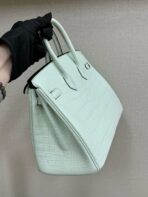 HERM Birkin 25cm Bag In Shade of Green Vert d’Eau - Image 4