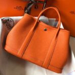 HERM Garden Party 30 Bag In Orange Taurillon