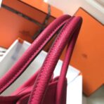 HERM Garden Party 30 Bag In Rose Red Taurillon - Image 3