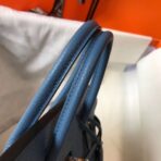 HERM Birkin 25cm Bag In Blue Agate   GHW - Image 4