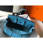 HERM Birkin 25cm Bag In Blue Jean   GHW - Image 8