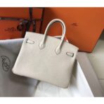 HERM Birkin 25cm Bag In Beton   GHW - Image 3