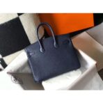 HERM Birkin 25cm Bag In Navy Blue   GHW - Image 2