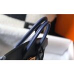 HERM Birkin 25cm Bag In Navy Blue   GHW - Image 3