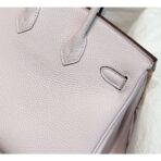 HERM Birkin 25cm Bag In Mauve Pale   PHW - Image 5