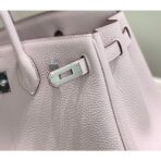 HERM Birkin 25cm Bag In Mauve Pale   PHW - Image 7